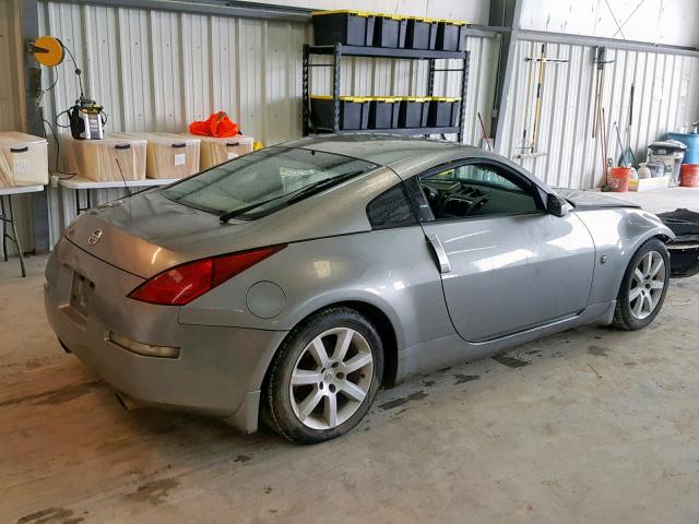 JN1AZ34D83T116173 - 2003 NISSAN 350Z COUPE GRAY photo 4