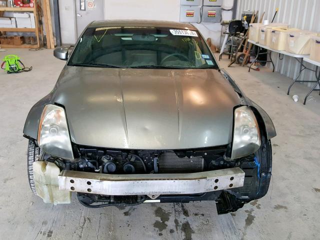 JN1AZ34D83T116173 - 2003 NISSAN 350Z COUPE GRAY photo 9