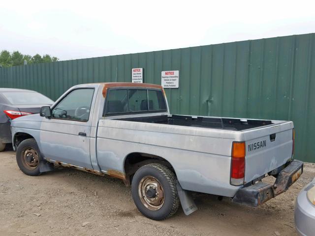 1N6SD11S9MC367869 - 1991 NISSAN TRUCK SHOR GRAY photo 3