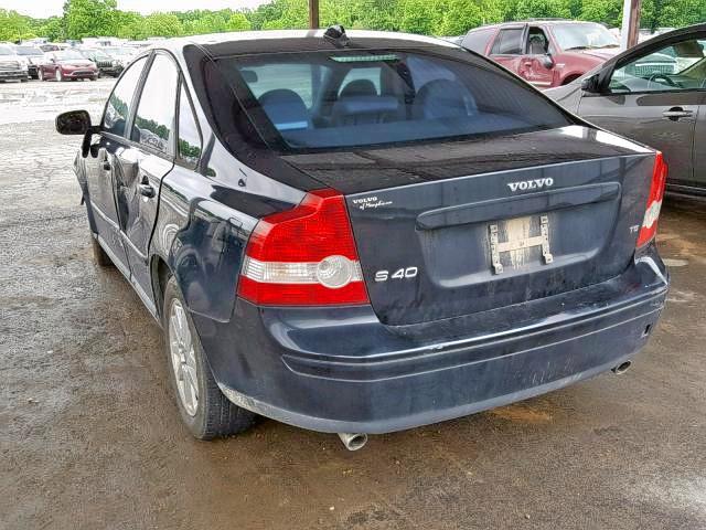 YV1MS682472304462 - 2007 VOLVO S40 T5 BLACK photo 3