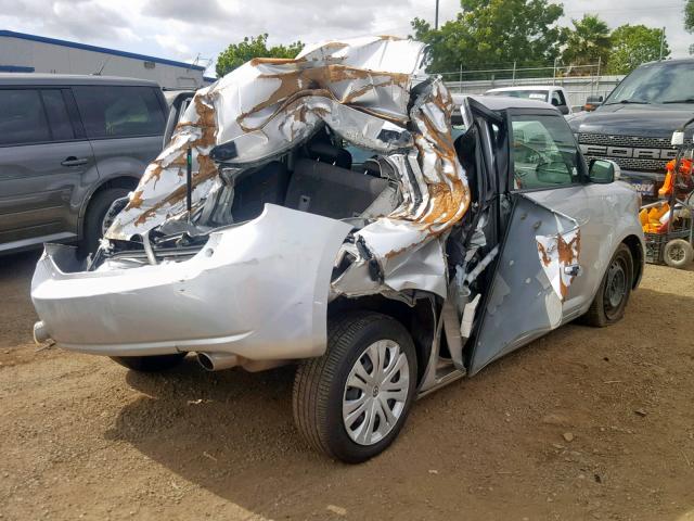 JTLKE50EX81022651 - 2008 TOYOTA SCION XB 银色 照片 4