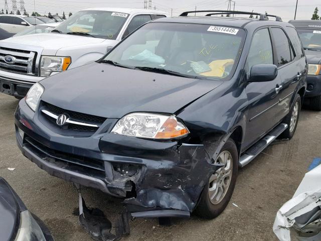 2HNYD18833H509145 - 2003 ACURA MDX TOURIN GRAY photo 2