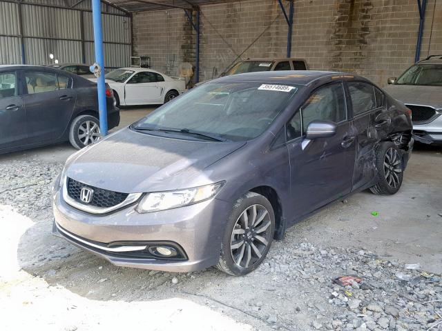 19XFB2F94EE085557 - 2014 HONDA CIVIC EXL 灰色 照片 2