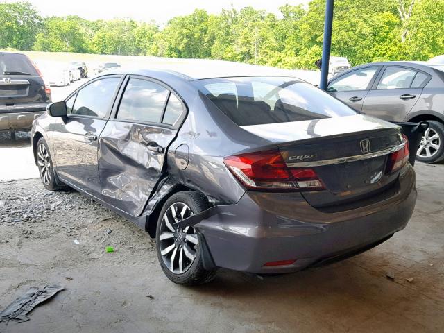 19XFB2F94EE085557 - 2014 HONDA CIVIC EXL 灰色 照片 3