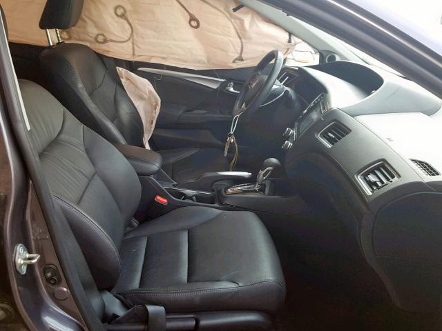 19XFB2F94EE085557 - 2014 HONDA CIVIC EXL 灰色 照片 5