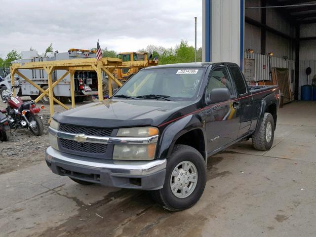 1GCDT196058248134 - 2005 CHEVROLET COLORADO BLACK photo 2