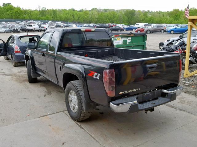 1GCDT196058248134 - 2005 CHEVROLET COLORADO BLACK photo 3