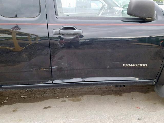 1GCDT196058248134 - 2005 CHEVROLET COLORADO BLACK photo 9