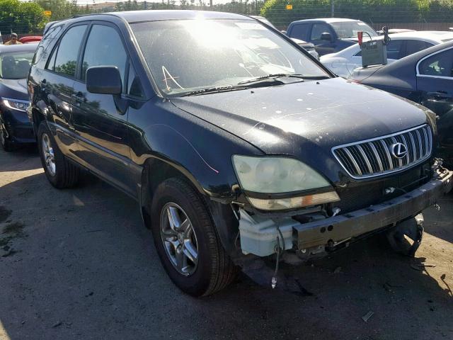 JTJGF10U610106411 - 2001 LEXUS RX 300 BLACK photo 1