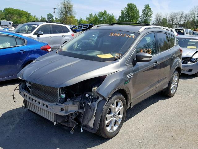 1FMCU9J98GUC30645 - 2016 FORD ESCAPE TIT GRAY photo 2