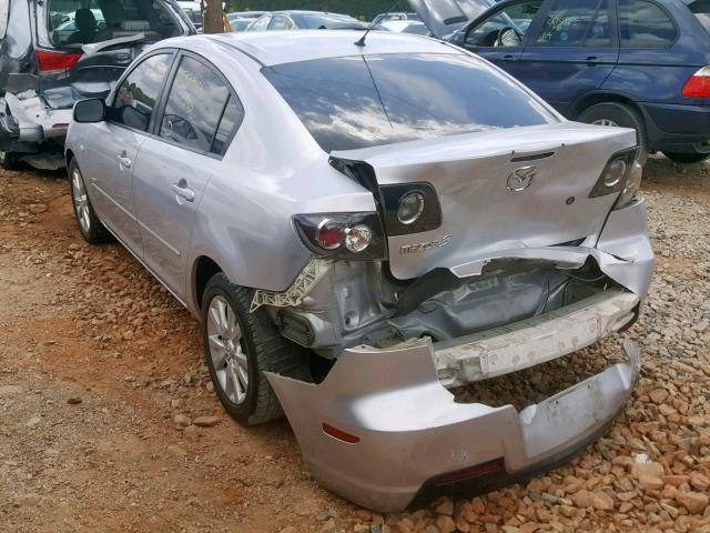 JM1BK323581848800 - 2008 MAZDA 3 S SILVER photo 3