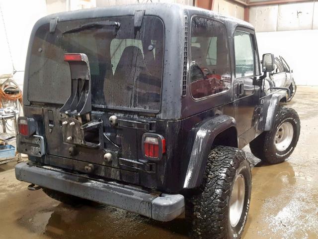 1J4FA39S12P711790 - 2002 JEEP WRANGLER / BLACK photo 4