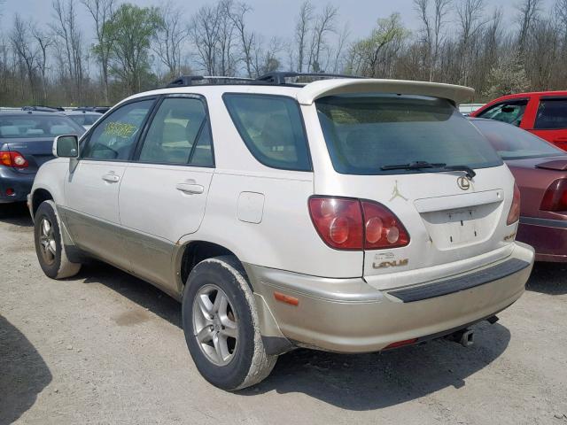 JT6HF10U5Y0100138 - 2000 LEXUS RX 300 WHITE photo 3