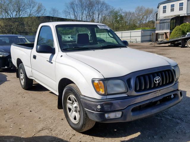 5TENL42N14Z395177 - 2004 TOYOTA TACOMA WHITE photo 1