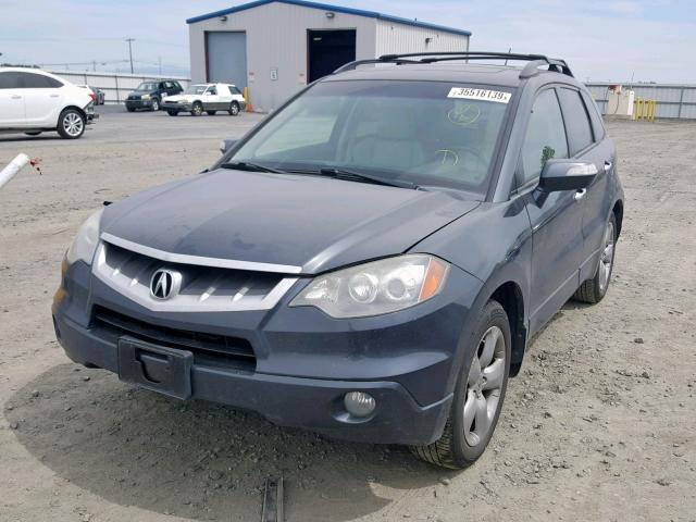 5J8TB18537A004661 - 2007 ACURA RDX TECHNO GRAY photo 2