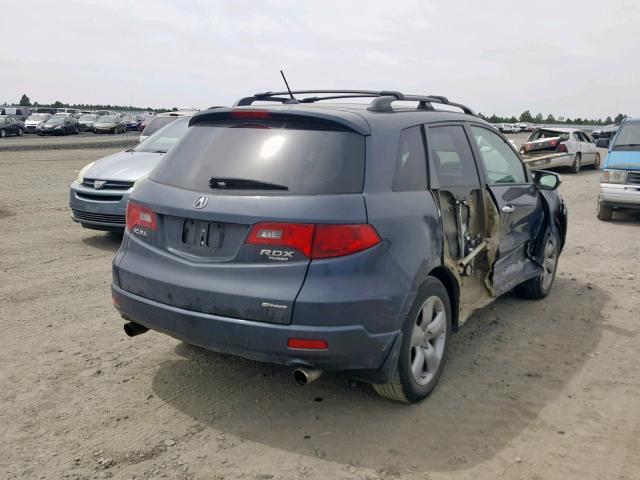 5J8TB18537A004661 - 2007 ACURA RDX TECHNO GRAY photo 4