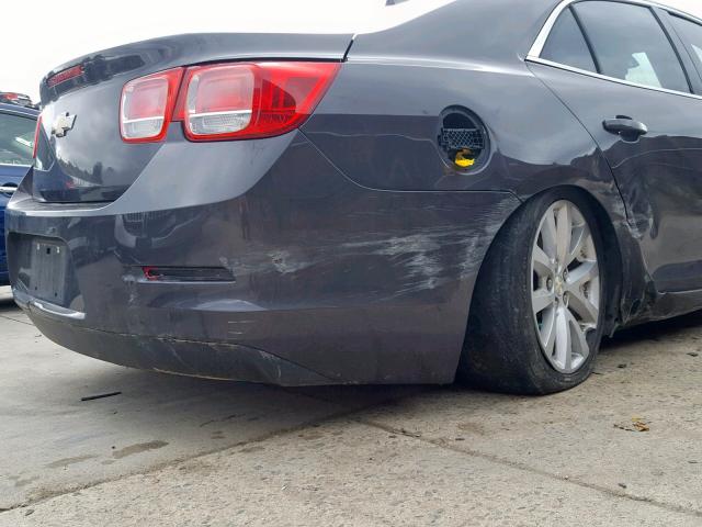 1G11G5SX1DF222372 - 2013 CHEVROLET MALIBU 3LT ნაცრისფერი ფოტო 9