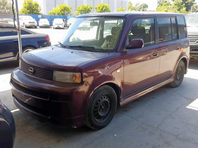 JTLKT324950209847 - 2005 TOYOTA SCION XB 勃艮第红 照片 2