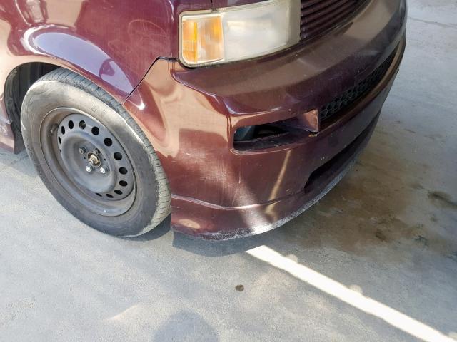 JTLKT324950209847 - 2005 TOYOTA SCION XB 勃艮第红 照片 9