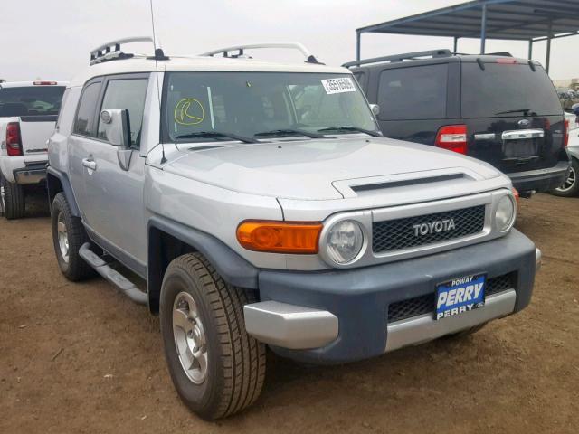 JTEBU11F18K001255 - 2008 TOYOTA FJ CRUISER SILVER photo 1