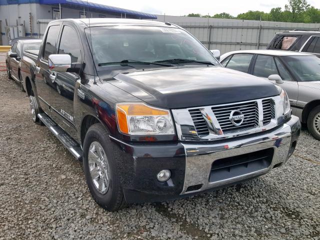 1N6BA0ED5EN510675 - 2014 NISSAN TITAN S BLACK photo 1