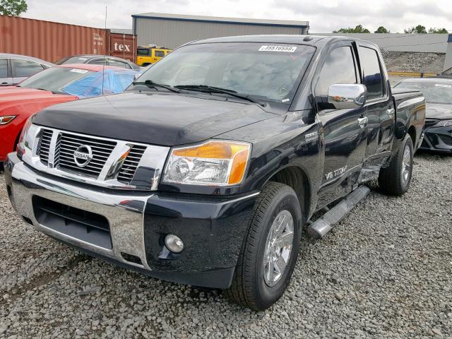 1N6BA0ED5EN510675 - 2014 NISSAN TITAN S BLACK photo 2