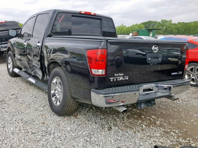 1N6BA0ED5EN510675 - 2014 NISSAN TITAN S BLACK photo 3