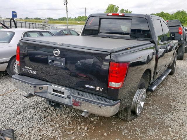 1N6BA0ED5EN510675 - 2014 NISSAN TITAN S BLACK photo 4