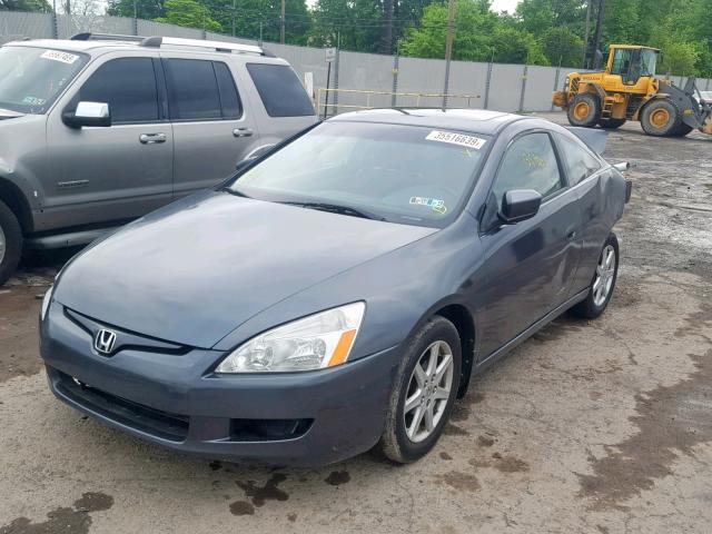 1HGCM827X4A012944 - 2004 HONDA ACCORD EX CHARCOAL photo 2