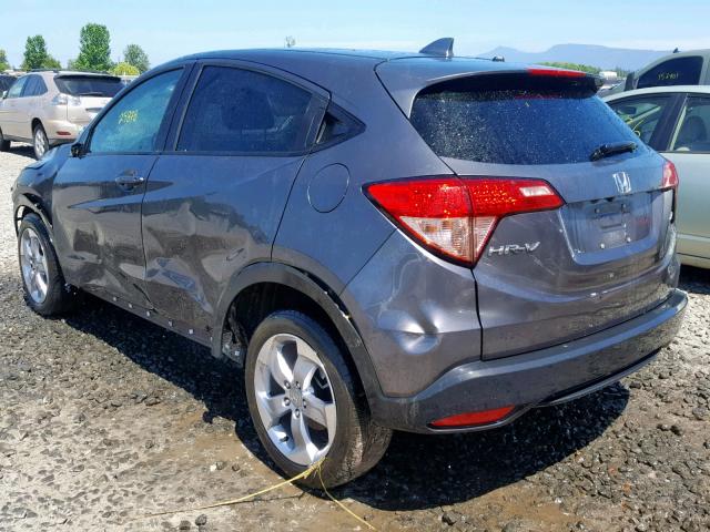 3CZRU6H57GM765738 - 2016 HONDA HR-V EX GRAY photo 3