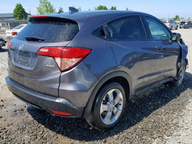 3CZRU6H57GM765738 - 2016 HONDA HR-V EX GRAY photo 4