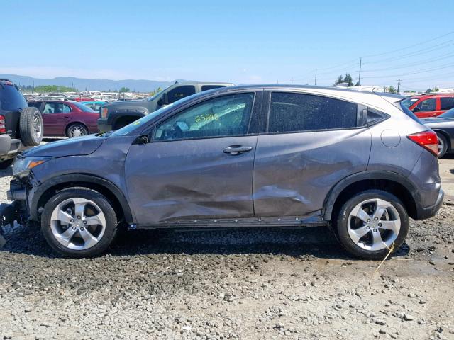 3CZRU6H57GM765738 - 2016 HONDA HR-V EX GRAY photo 9