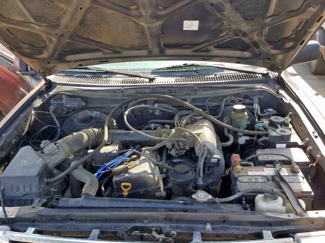 4TANL42N4XZ403395 - 1999 TOYOTA TACOMA BLACK photo 7