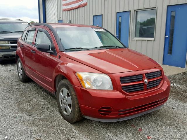 1B3HB28B67D566652 - 2007 DODGE CALIBER RED photo 1