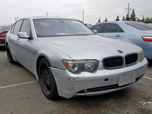 WBAGN63454DS48449 - 2004 BMW 745 LI SILVER photo 1