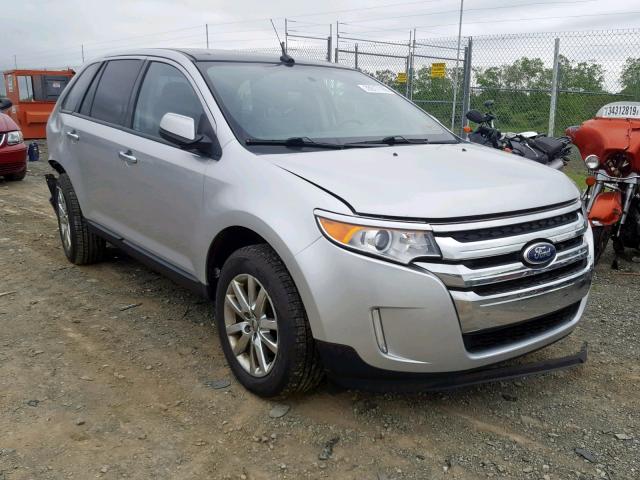 2FMDK3JC4BBB58411 - 2011 FORD EDGE SEL SILVER photo 1