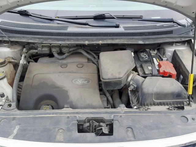 2FMDK3JC4BBB58411 - 2011 FORD EDGE SEL SILVER photo 7