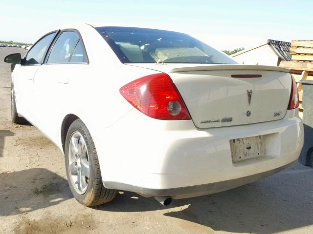 1G2ZH58N674254395 - 2007 PONTIAC G6 GT WHITE photo 3