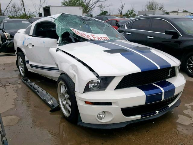 1ZVHT88S275335334 - 2007 FORD MUSTANG SH WHITE photo 1