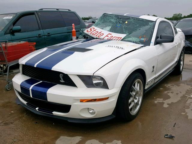 1ZVHT88S275335334 - 2007 FORD MUSTANG SH WHITE photo 2