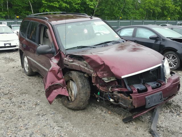 1GKDT13S062268365 - 2006 GMC ENVOY MAROON photo 1