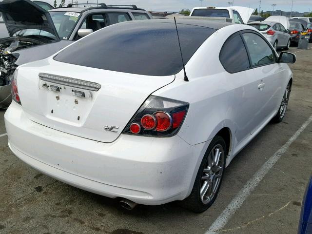 JTKDE167580242073 - 2008 TOYOTA SCION TC BLACK photo 4