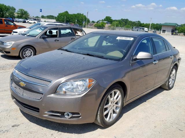 1G1ZE5E03CF198517 - 2012 CHEVROLET MALIBU LTZ 灰色 照片 2