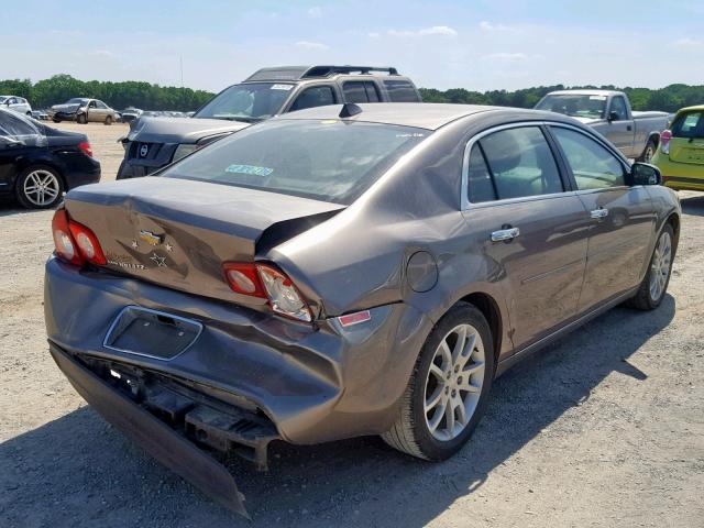 1G1ZE5E03CF198517 - 2012 CHEVROLET MALIBU LTZ 灰色 照片 4