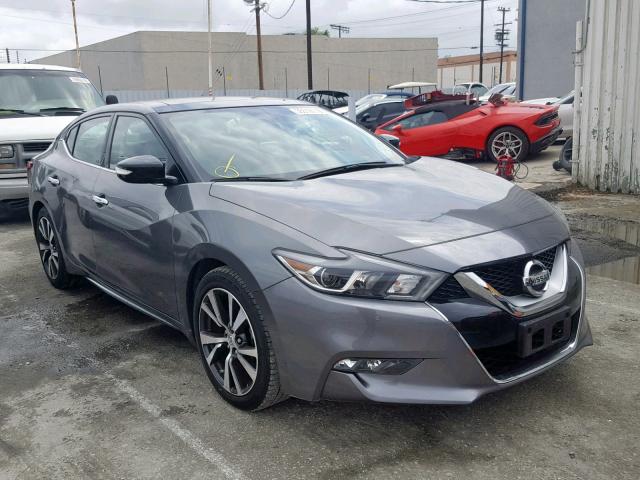 1N4AA6APXHC429307 - 2017 NISSAN MAXIMA 3.5 GRAY photo 1