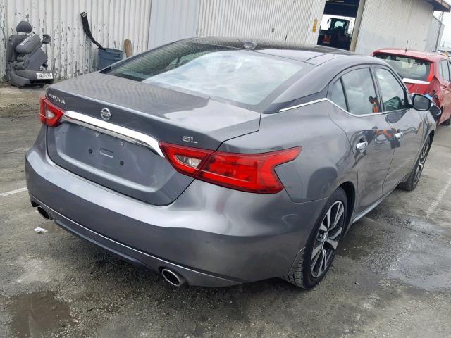 1N4AA6APXHC429307 - 2017 NISSAN MAXIMA 3.5 GRAY photo 4