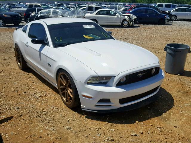 1ZVBP8CF8E5282706 - 2014 FORD MUSTANG GT WHITE photo 1