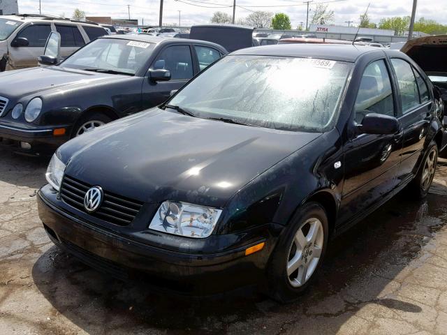 3VWSF29M5YM193048 - 2000 VOLKSWAGEN JETTA GLS BLACK photo 2