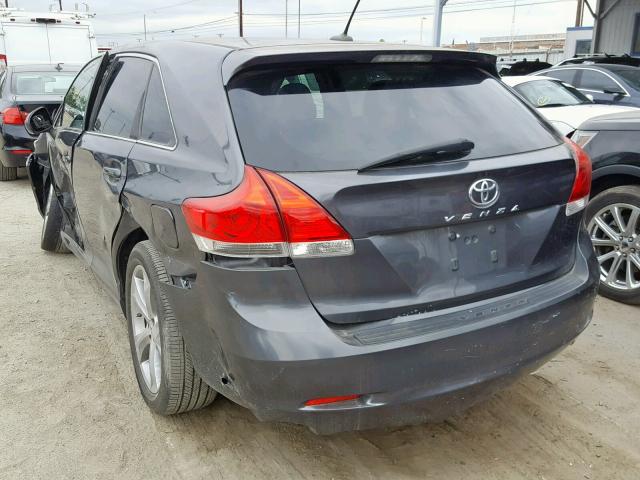 4T3ZK11A69U009695 - 2009 TOYOTA VENZA GRAY photo 3