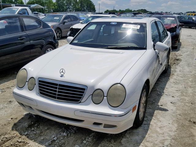 WDBJF65J31B186192 - 2001 MERCEDES-BENZ E 320 WHITE photo 2